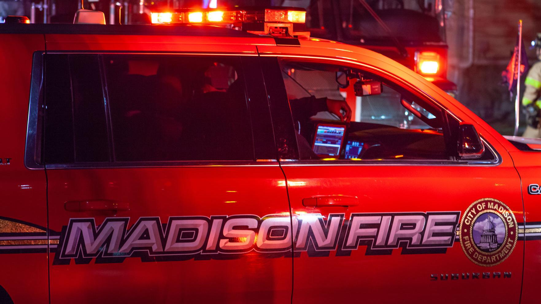 Car crashes into side of home on Madison's Sherman Avenue, local fire department says